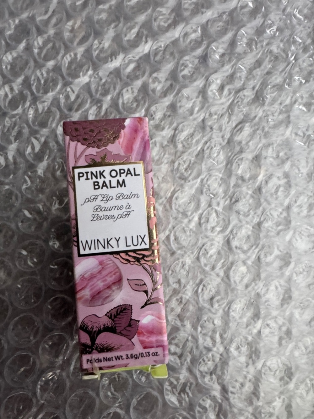 WINKY LUX Pink Opal Balm Sheer Pink Hydrating Lip Balm